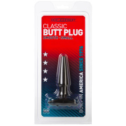Doc Johnson Butt Plug Smooth 9 x 2.5 cm Noir